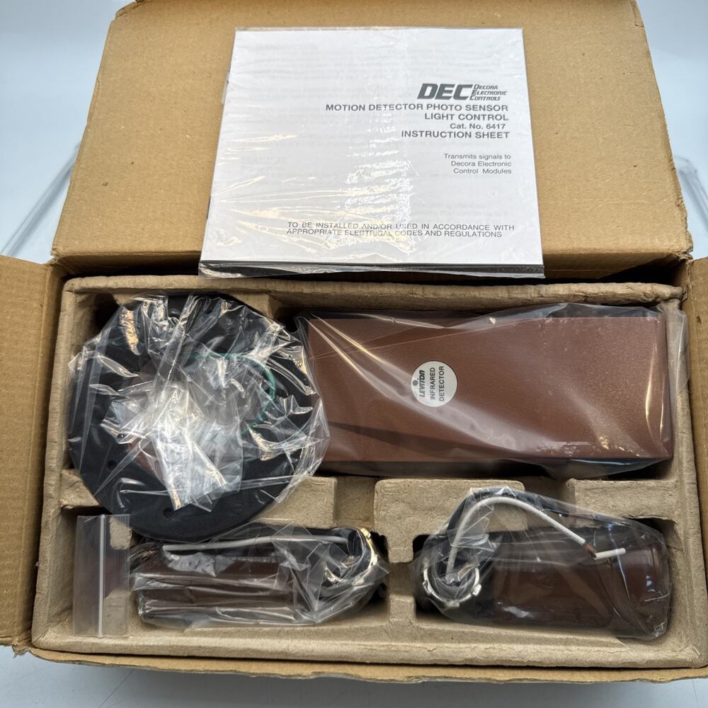 Leviton 6417 Passive Infrared Outdoor Sensor Transmitter - Brand New in Box